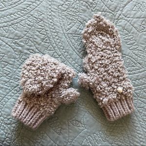 Foldover Knit Mittens